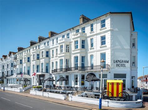 Eastbourne hotels seafront  Along with its pier and bandstand, this serves to preserve the front in a somewhat t